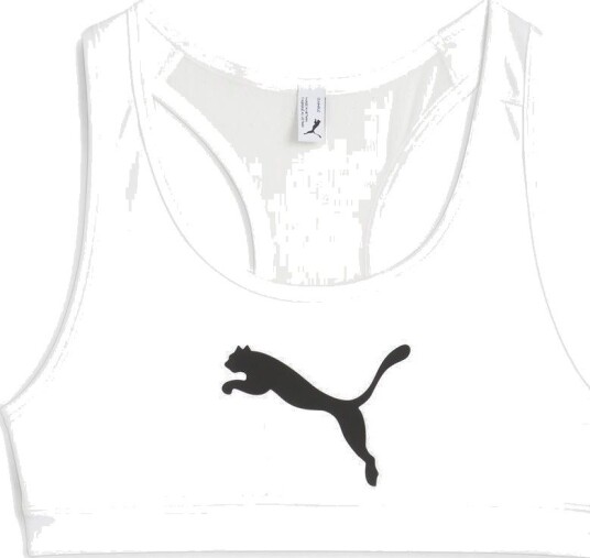 PUMA Sports bh 4keeps Hvit/svart størrelse Medium