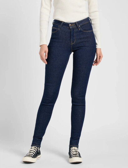 Lee Jeans Scarlett High Blue 26 x 33 Lee Jeans Scarlett High Blue 26 x 33