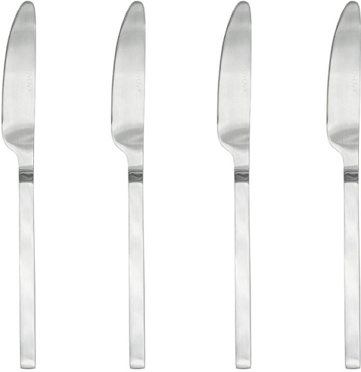 Oyoy Yuka kniv 4-pk Brushed Steel