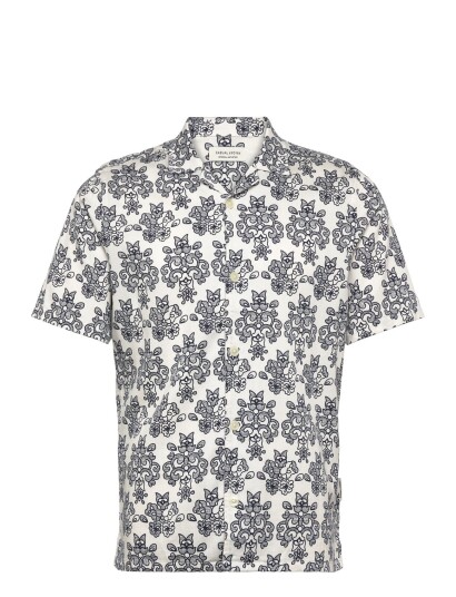 Casual Friday Cflindahl Aop Resort Shirt   Navy   M