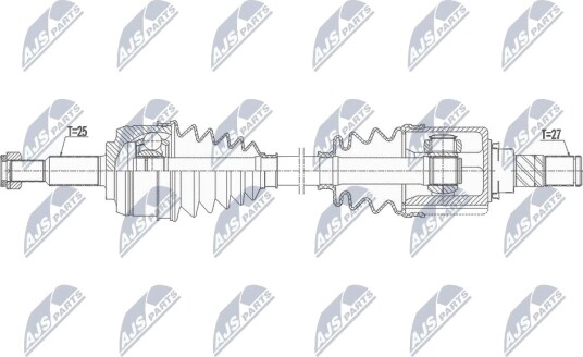 Nty Drivaksel NTY NPW RE 164 Nty Drivaksel NTY NPW RE 164