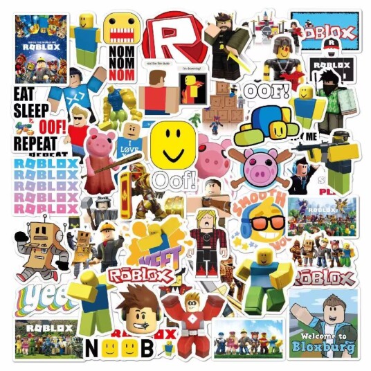 50 stk Roblox-klistremerker vanntett bagasjeskøyte til bærbar PC 50 stk Roblox-klistremerker vanntett bagasjeskøyte til bærbar PC