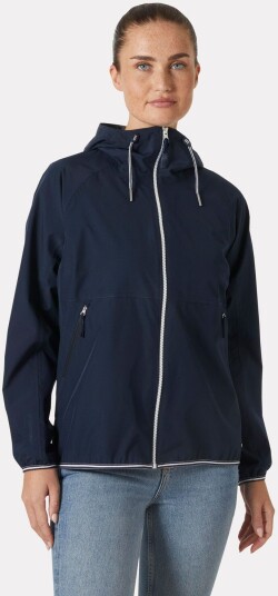 Helly Hansen Koster Rain Jacket Dame Marineblå Rød S
