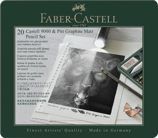 Faber-Castell Set Pitt Graphite Matt & Castell 9000 115224