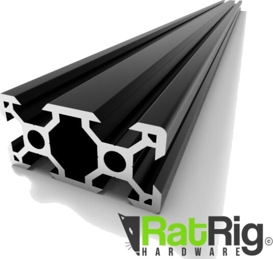 RatRig V-SLOT 2040 Black Anodized 250mm