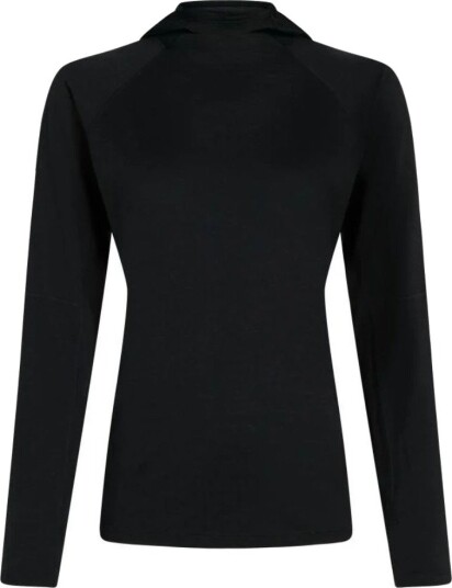 Icebreaker Women 150 Merinofine™ Ace Ls Hoodie Upf Black M