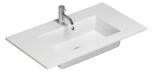 Dansani Minore Komposittservant 80,2x45,5 cm, m/1 blanderhull, Hvit Matt