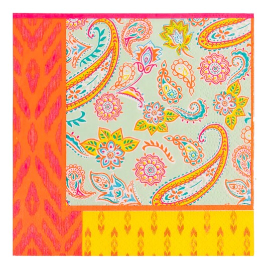 Talking Tables Servietter Boho Paisley - 20-pakning