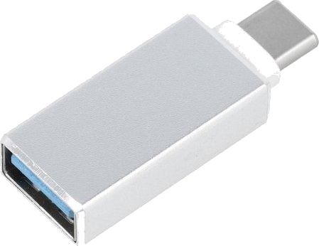 Oem Otg Usb-A 3.0 Hann Til Type C Hunn Hvit Adapter