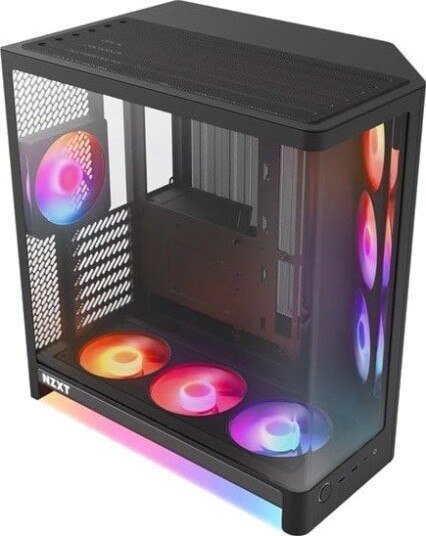 NZXT H6 RGB+ (2026) All Black Kabinett Miditower Svart CC-H62FB-P1
