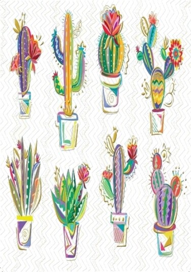 B6 Carnet + Konvolutt Cacti B6 Carnet + Konvolutt Cacti
