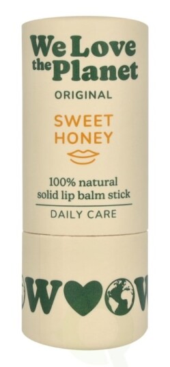 We Love The Planet Lip Balm 4.9 g Sweet Honey We Love The Planet Lip Balm 4.9 g Sweet Honey