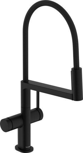 Hansgrohe Talis Select M54 PowderSpray Kjøkkenbatteri Matt svart, Baderom