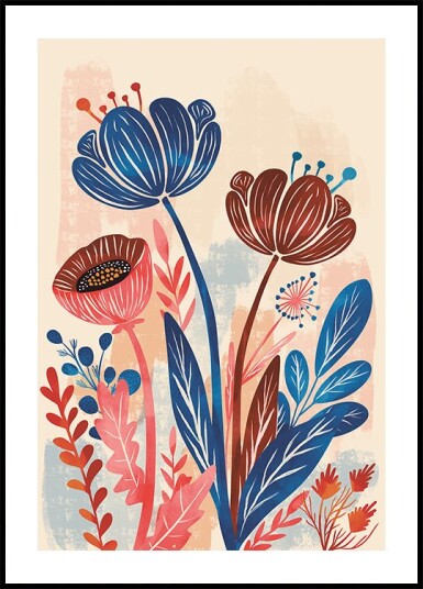 Posterbox Fabulous Flowers Plakat Plakat / 70x100cm