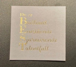 NORWAY DESIGN STUDIO Kort "Du er best"