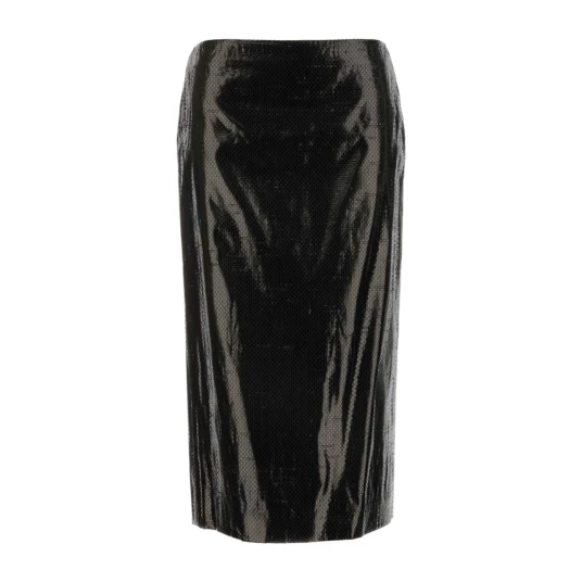 Alexander McQueen Dame Skjørt Svart S, Alexander McQueen Dame Skjørt Svart S,