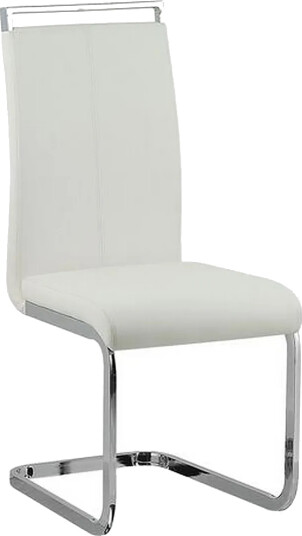 Greedin Spisestol 2-pk - Kunstlær/Krembeige