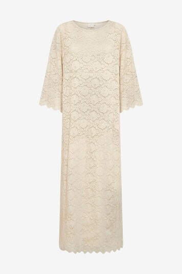 KAFFE   Maxikjole kaJaiden Lace Dress   Grå