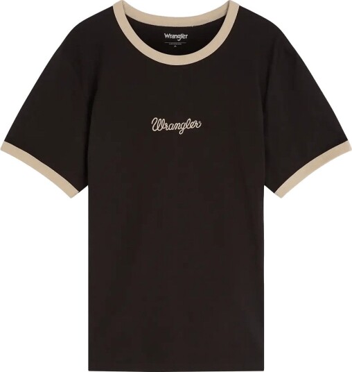 Wrangler Ringer Tee   Brown   L