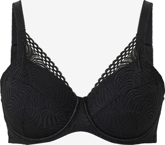 Zizzi Spile BH lMaria Padded Svart