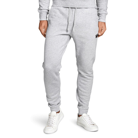 Centre Tapered Pant, Light Grey Melange Grå Large