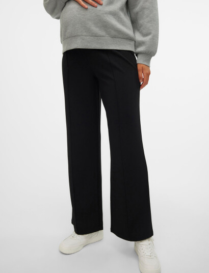 Vero Moda Maternity Vmmbecky Hw Wide Pull On Jrs Pant Noos - Black - M