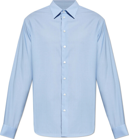Emporio Armani Herre Skjorter Blå M,