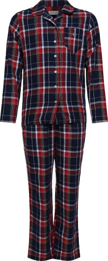 Gant Kids Plaid Flannel Pyjama Set   EVENING BLUE   140