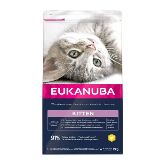 Eukanuba Kitten Tørrfôr med Kylling 2 kg - Helse og Pelspleie