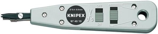 Knipex Krympetenger for LSA-Kontakter 0,4-0,8mm Håndverktøy