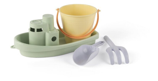 Dantoy - Classic pastel boat & bucket set (2740) Dantoy - Classic pastel boat & bucket set (2740)