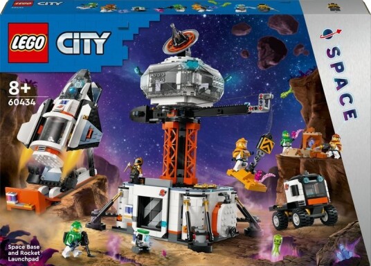 Lego City Rombase Og Utskytningsrampe For Rakett 60434