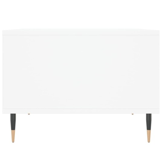 vidaXL Salongbord hvit 60x50x36,5 cm konstruert tre