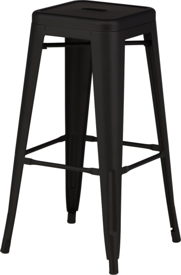Venture Design Tempe barstol Metall/matt svart Svart