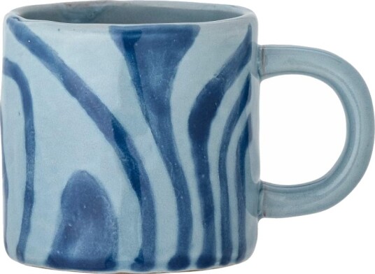 Bloomingville Ninka Mug Blue Stoneware 82060490 Bloomingville Ninka Mug Blue Stoneware 82060490