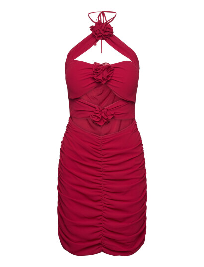 Love Lolina Flower Mini Dress - Red - L Love Lolina Flower Mini Dress - Red - L