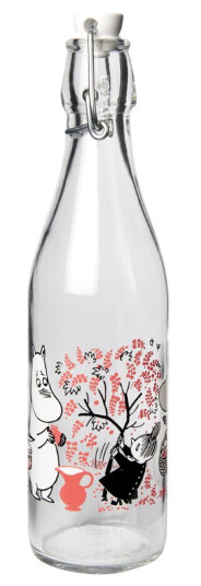 Muurla - Mummi glassflaske med patentkork 0,5L Bær
