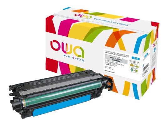 Armor - Cyan - Kompatibel - Tonerpatron Alternativ For: Hp 504A - For Hp Color Laserjet Cm3530 Mfp Cm3530fs Mfp Cp3525 Cp3525dn Cp3525n Cp3525x