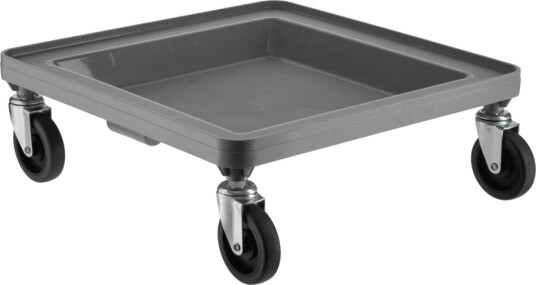 PULSIVA Transportvogn for oppvaskkurver; 53x53x7.8 cm (BxDxH); Grå PULSIVA Transportvogn for oppvaskkurver; 53x53x7.8 cm (BxDxH); Grå