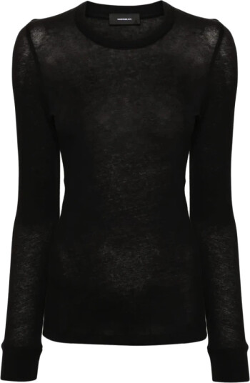 Wardrobe.nyc Dame Topper Svart M, Wardrobe.nyc Dame Topper Svart M,