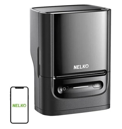 Nelko PM220 thermal label printer black Nelko PM220 thermal label printer black