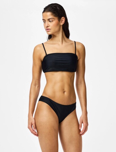 Pieces Pcbaomi Bandeau Detach Straps Top Bc Black S