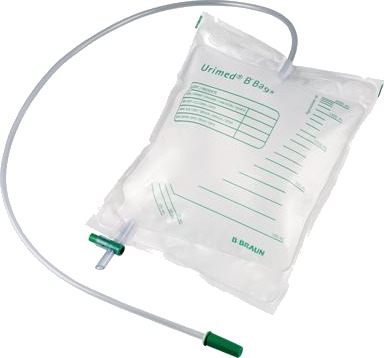 Urimed B"Bag urinpose 2 L m/tappekran usteril 200 stk Urimed B"Bag urinpose 2 L m/tappekran usteril 200 stk
