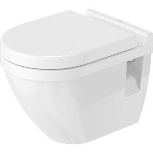 Duravit Starck 3 Compact Vegghengt Toalett, Antibakteriell, Hvit