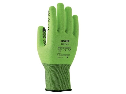 Uvex C500 Dry Grønn Voksen Voksen Unisex 1 Stykker Polyethylen Viskose Polyamid Fiberglass