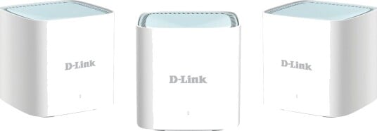 D-Link EAGLE PRO AI M15 Wi-Fi 6 Mesh Router 3-Pack - Dobbeltbånd, Inntil 500 kvm, Hvit