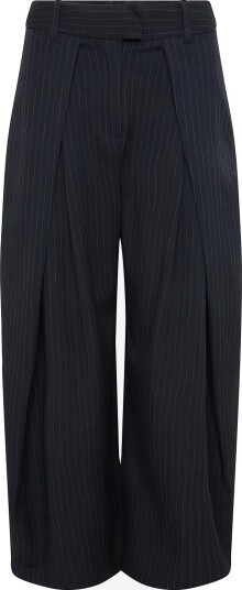 Vero Moda Vmalina Mw Wide Pleated Pant Vip NAVY BLAZER 40 x 32