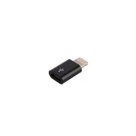 Estore Micro usb Til Lightning Adapter Svart