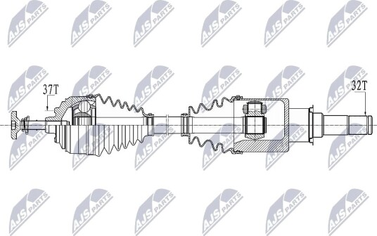 NTY NPW ME 231 Drivaksel NTY NPW ME 231 Drivaksel