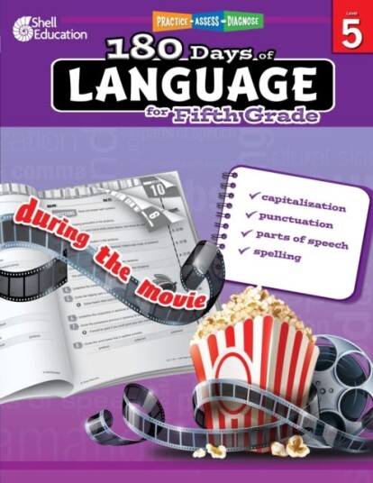 180 Days™: Language for Fifth Grade Practice, Assess, Diagnose